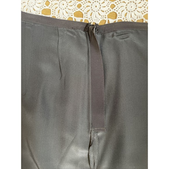 Rag & Bone Madison Pinstripe Silk A Line High Low Skirt Knee Length Size 2 - Picture 4 of 9